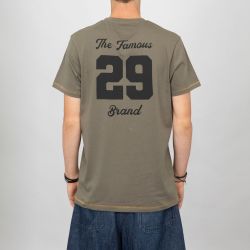 Tee shirt kaki vd/1/tr/colleg/k Homme VON DUTCH Tee shirt kaki vd/1/tr/colleg/k Homme VON DUTCH