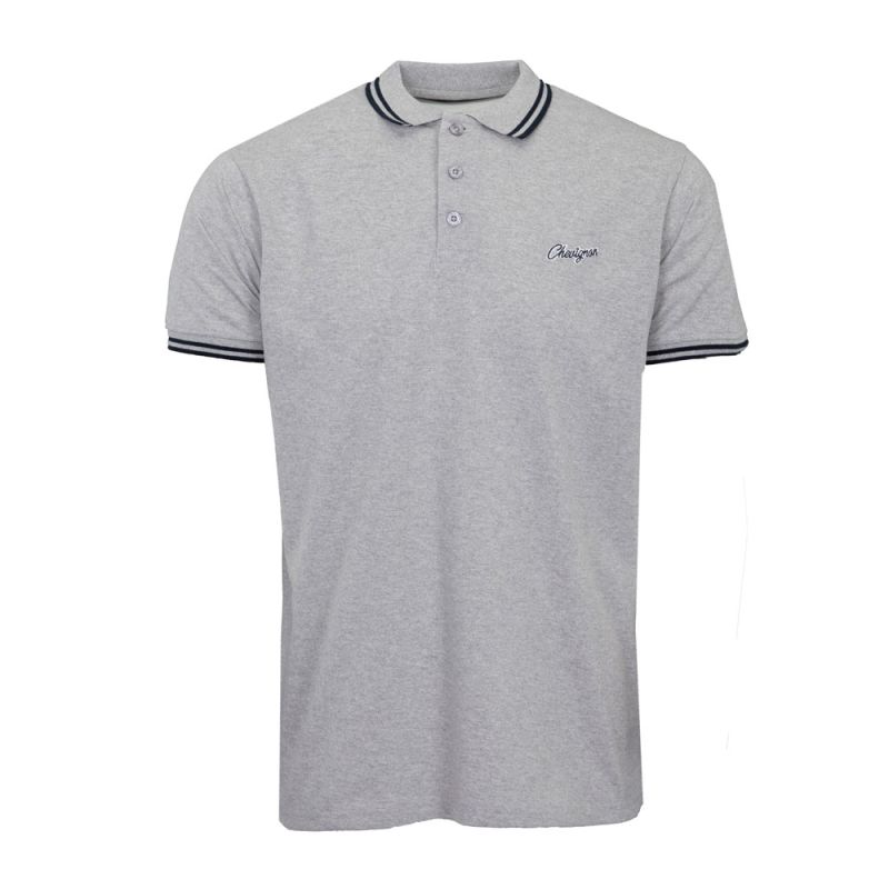 Polo broder 44496 albus Homme CHEVIGNON