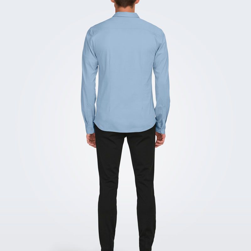 Chemise onsrobin dark navy 22031023 4445 Homme ONLY AND SONS