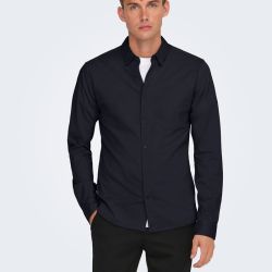 Chemise onsrobin dark navy 22031023 4445 Homme ONLY AND SONS Chemise onsrobin dark navy 22031023 4445 Homme ONLY AND SONS