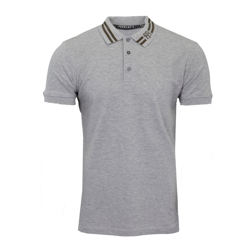 Polo logo liseret 23868 Homme BILL TORNADE