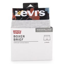 Lot de 2 boxers grey combo 701232225002802 Homme LEVI'S Lot de 2 boxers grey combo 701232225002802 Homme LEVI'S