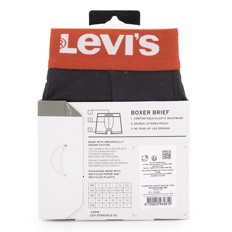 Lot de 2 boxers red combo 701232218002802 Homme LEVI'S Lot de 2 boxers red combo 701232218002802 Homme LEVI'S