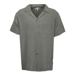 Chemise mc en lin lt kaki leon Homme PANAME BROTHERS