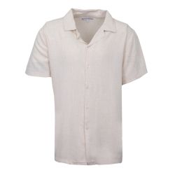 Chemise mc en lin lt kaki leon Homme PANAME BROTHERS Chemise mc en lin lt kaki leon Homme PANAME BROTHERS