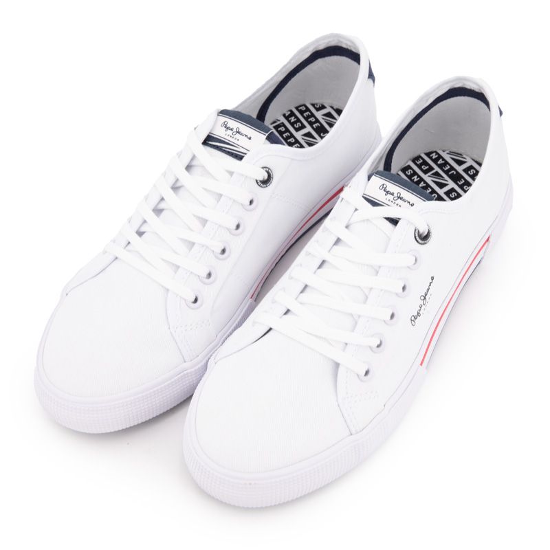 Basket brady 800white pms30816 t40-46 Homme PEPE JEANS