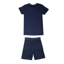 Ensemble enfant tee shirt/short blanc om Enfant OM