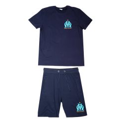 Ensemble tee shirt/short bleu om Homme OM