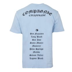 Tee shirt mc light kaki ts gotcities Homme COMPAGNIE DE CALIFORNIE