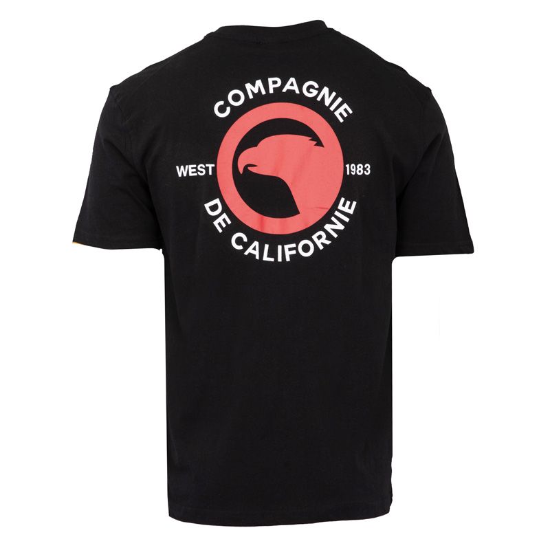 Tee shirt mc light kaki ts west 1983 Homme COMPAGNIE DE CALIFORNIE