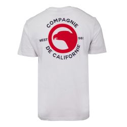 Tee shirt mc light kaki ts west 1983 Homme COMPAGNIE DE CALIFORNIE