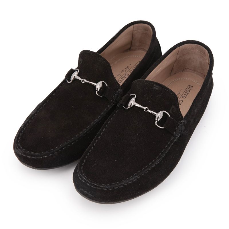 Mocassin velour noirsa-178 t41/46 Homme PIERRE CARDIN