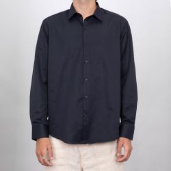 Chemise unie coton bordeaux poly bill00 Homme BILL TORNADE