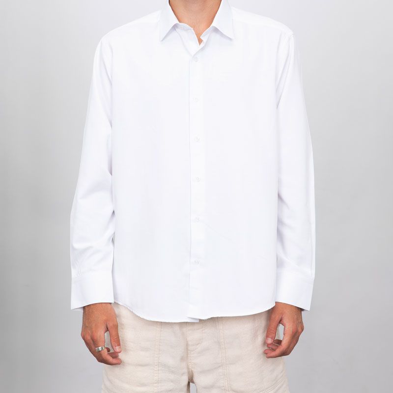 Chemise unie coton bordeaux poly bill00 Homme BILL TORNADE