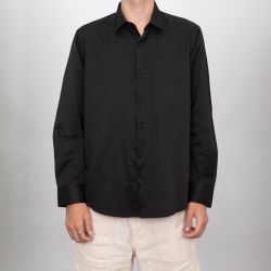 Chemise unie coton bordeaux poly bill00 Homme BILL TORNADE