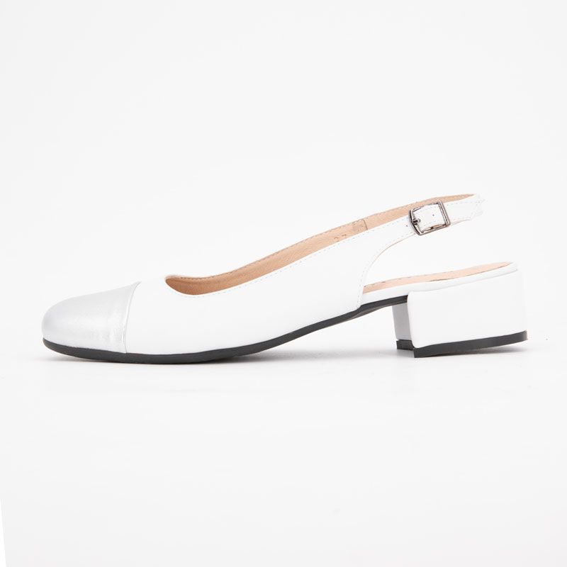 Ballerine nappa argent/nappa blanc loulou t36/41 Femme XAVIER DANAUD Ballerine nappa argent/nappa blanc loulou t36/41 Femme XAVIER DANAUD