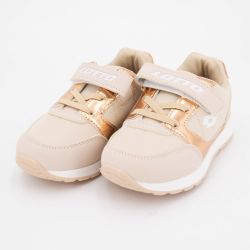 Basket beige/gold verone t23/35 Enfant LOTTO