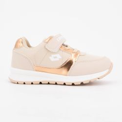 Basket beige/gold verone t23/35 Enfant LOTTO