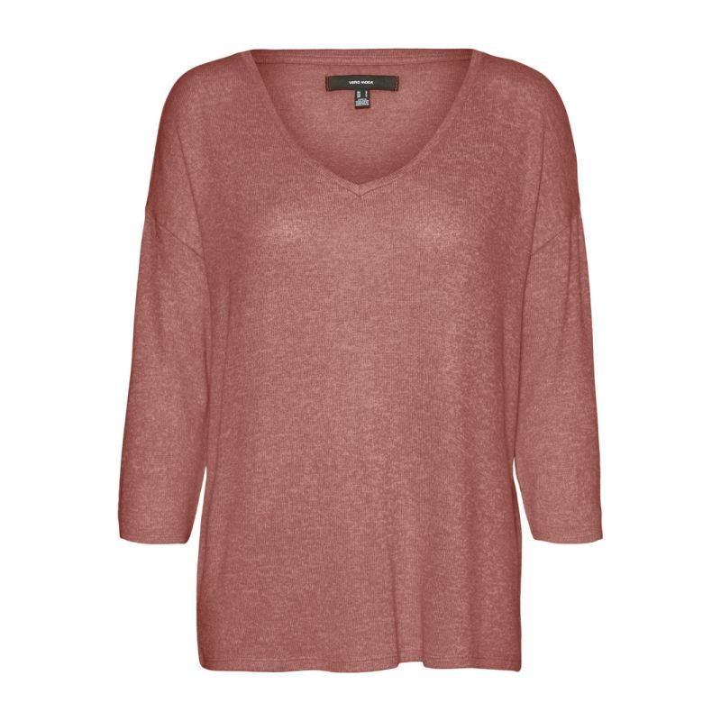 Pull 3/4 vmbrianna eucalyptus 10248738 4358 Femme VERO MODA