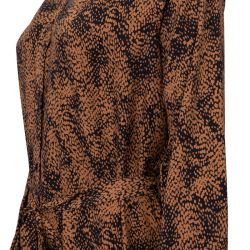 Jupe yelena imprimée fleur noir et rouge Femme DEELUXE 74