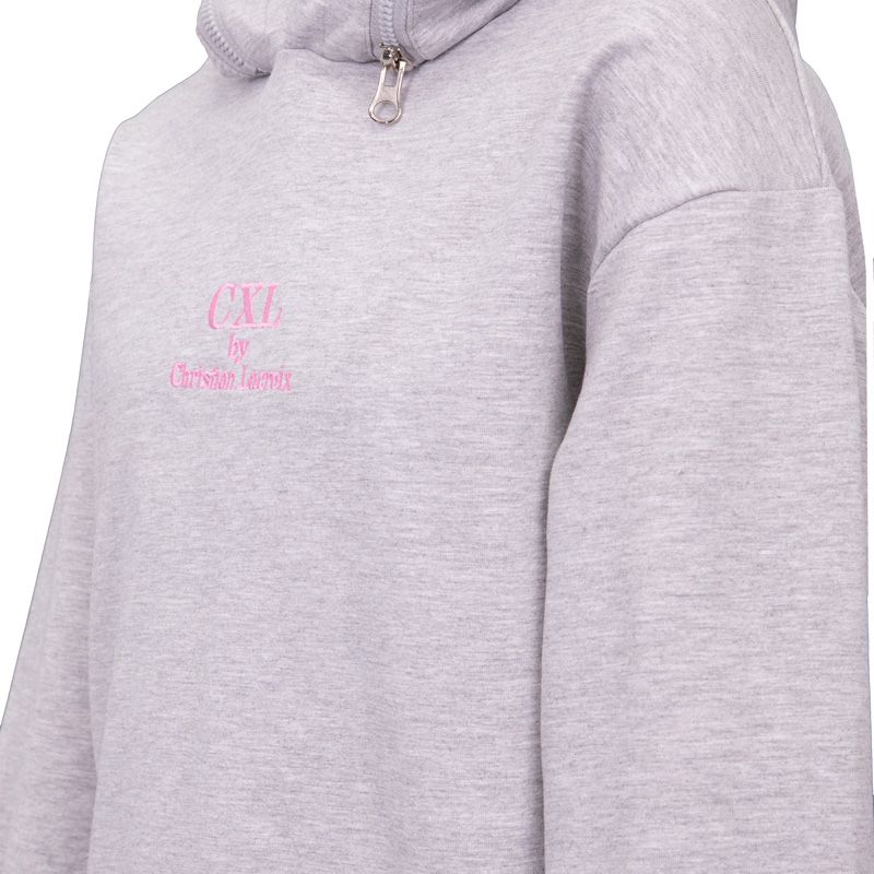 ENSEMBLE JOGGING FILLE GRIS ROSE HIVERCL194 4/14 ANS