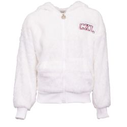 Veste polaire fille gris rose blanc hiverz105 4/14 ans Fille CXL BY CHRISTIAN LACROIX