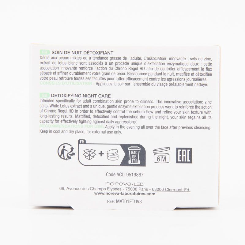 Matidiane soin nuit detox 50 p01196 Femme NOREVA Matidiane soin nuit detox 50 p01196 Femme NOREVA