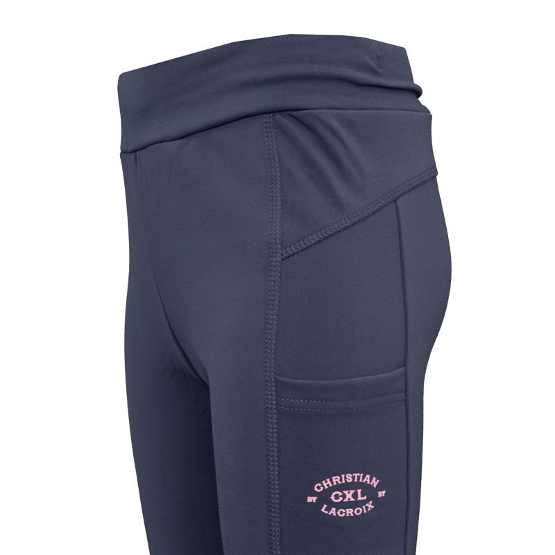 Pantalon legging sport fille gris noir rose perm cl188 4/12 ans Enfant CXL BY CHRISTIAN LACROIX