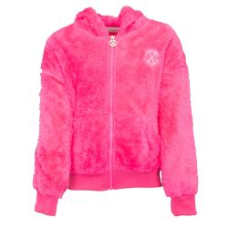 Veste polaire fille rose blanc hiver z106 4/14 ans Fille CXL BY CHRISTIAN LACROIX