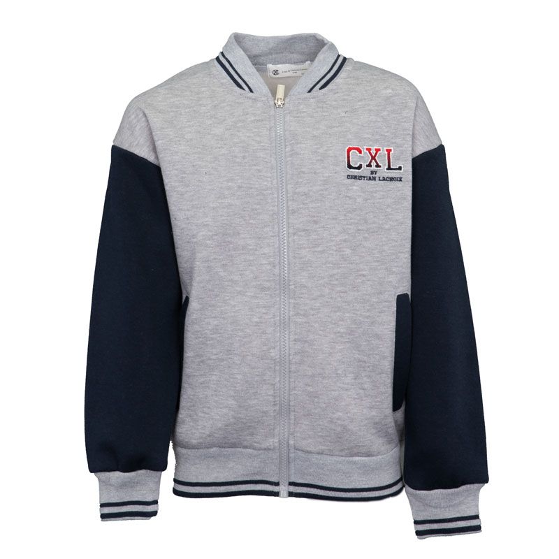 Ensemble jogging garcongris et bleu marine hiver e66 4/14 ans Garçon CXL BY CHRISTIAN LACROIX