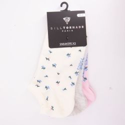 Chaussettes x3 bill tornade 36/42 fantaisie 11088 Femme BILL TORNADE
