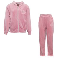 Ensemble velour marine rose gris hivercl175 4/14 ans Enfant CXL BY CHRISTIAN LACROIX