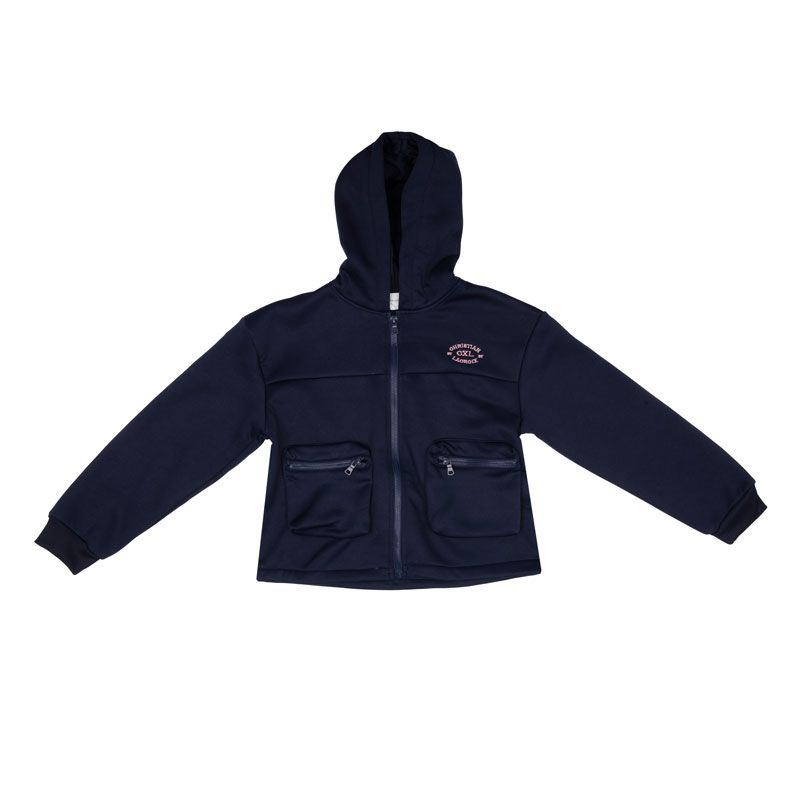 Ensemble poche fille gris marine rose hivercl183 4/12 ans Fille CXL BY CHRISTIAN LACROIX