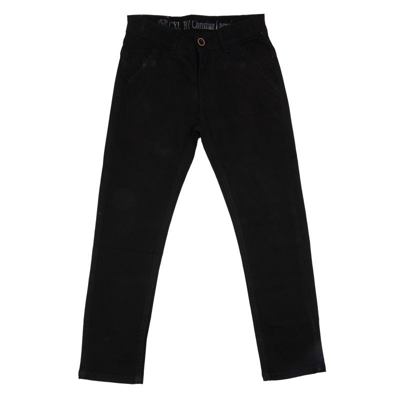 Pantalon toile garcon marron permj05 biege 4/14 ans Enfant CXL BY CHRISTIAN LACROIX