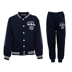 Ensemble jogging garcon gris et bleu marine hiverbl18 4/14 ans Garçon CXL BY CHRISTIAN LACROIX