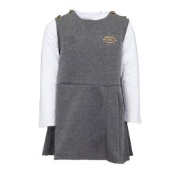 Ensemble robe gris marine rose perm cl138 4/14 ans Enfant CXL BY CHRISTIAN LACROIX