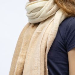 Echarpe avec franges tricolore en laine 50x200 cm Femme GERARD PASQUIER Echarpe avec franges tricolore en laine 50x200 cm Femme GERARD PASQUIER