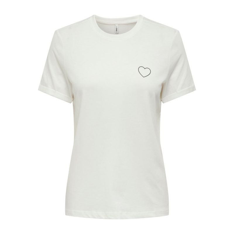 Tee shirt onltenna cloud dancer 15325214 4361 Femme ONLY