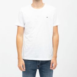 T-shirt logo brodé coton col ras de cou slim fit Homme TOMMY HILFIGER