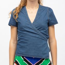 BLOUSE 94-WASH BRANDY-B102421D3A BLOUSE 94-WASH BRANDY-B102421D3A