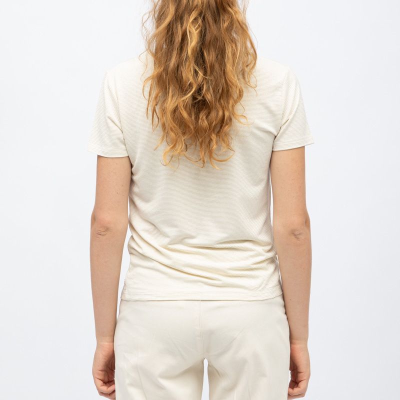 TEE SHIRT ECRU RAYE DORE KAYLA
