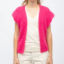 GILET ROSE SADE