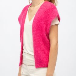 GILET ROSE SADE