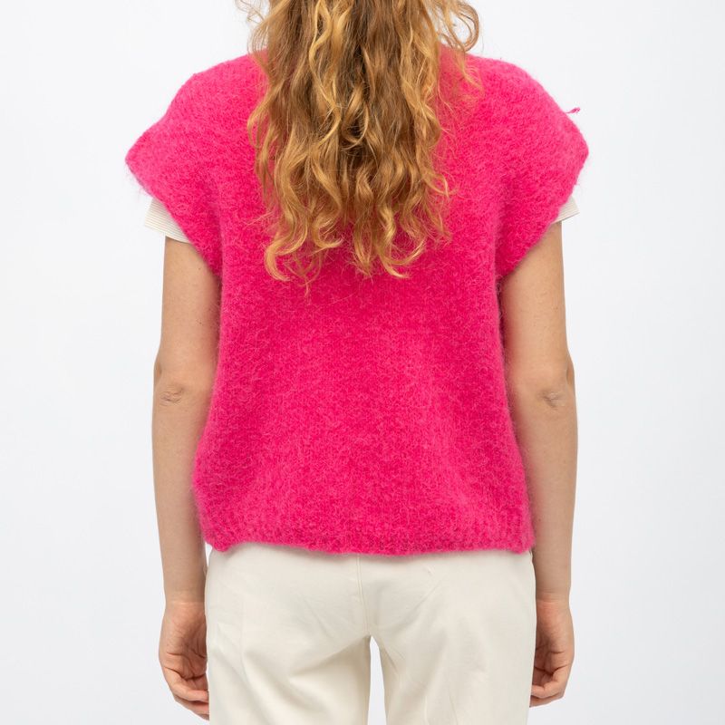 GILET ROSE SADE