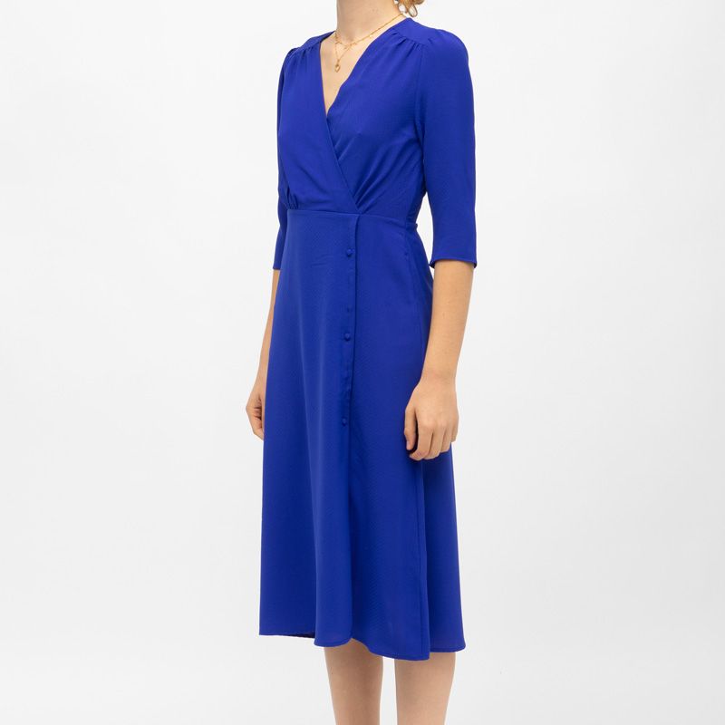 Robe 20-bleu roxane-r202421z0a Femme LA PETITE ETOILE