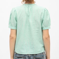 Chemise 30-ecru/vert tori-b202421c0a Femme LA PETITE ETOILE