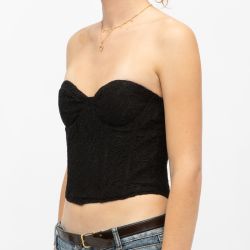 Bustier 00-noir tully-w132423e5b Femme LA PETITE ETOILE Bustier 00-noir tully-w132423e5b Femme LA PETITE ETOILE