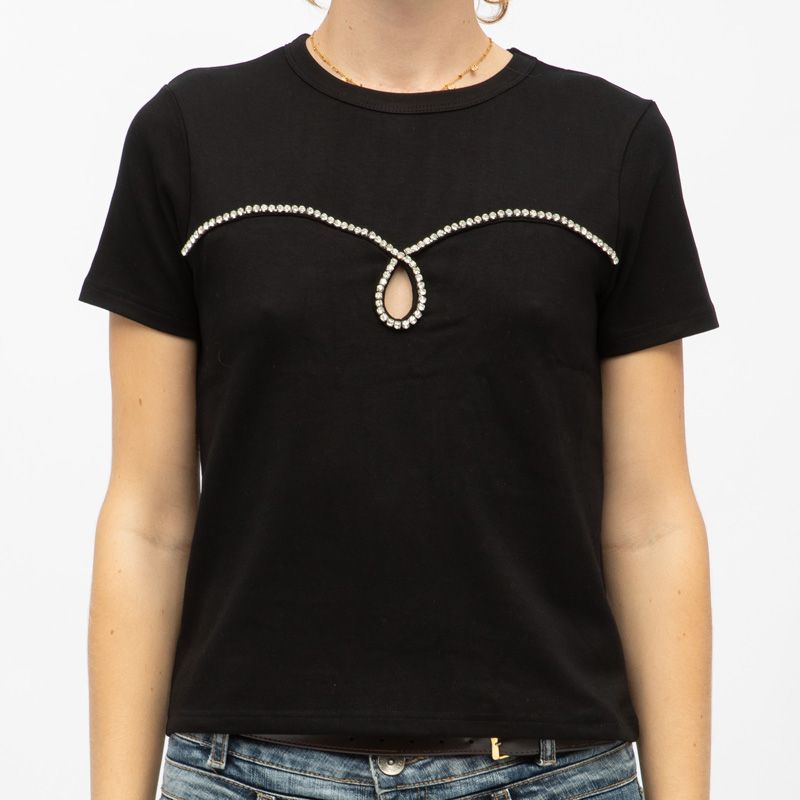 Tee shirt 00-noir twila-t102423e8a Femme LA PETITE ETOILE