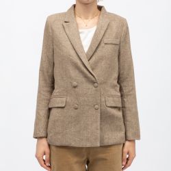 Veste 16-marron villie-v102422h0a Femme LA PETITE ETOILE