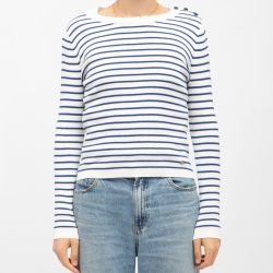 Pull 20-ecru/bleu molly-m112421c0a Femme LA PETITE ETOILE